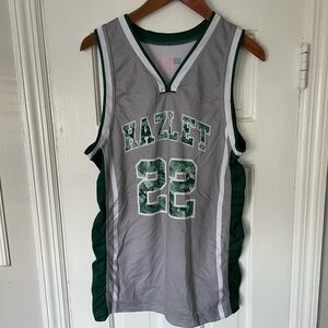 Dynamic Men’s Small Basketball Jersey Gray and Green Hazlet NWOT B6